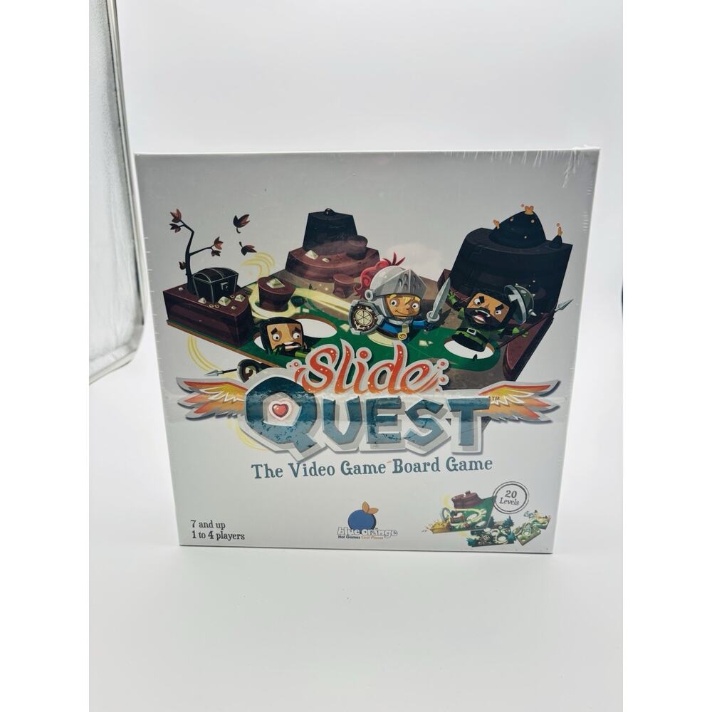 New. Slide Quest The Video Game Board Game Strategy Ages 7 And Up SEALED